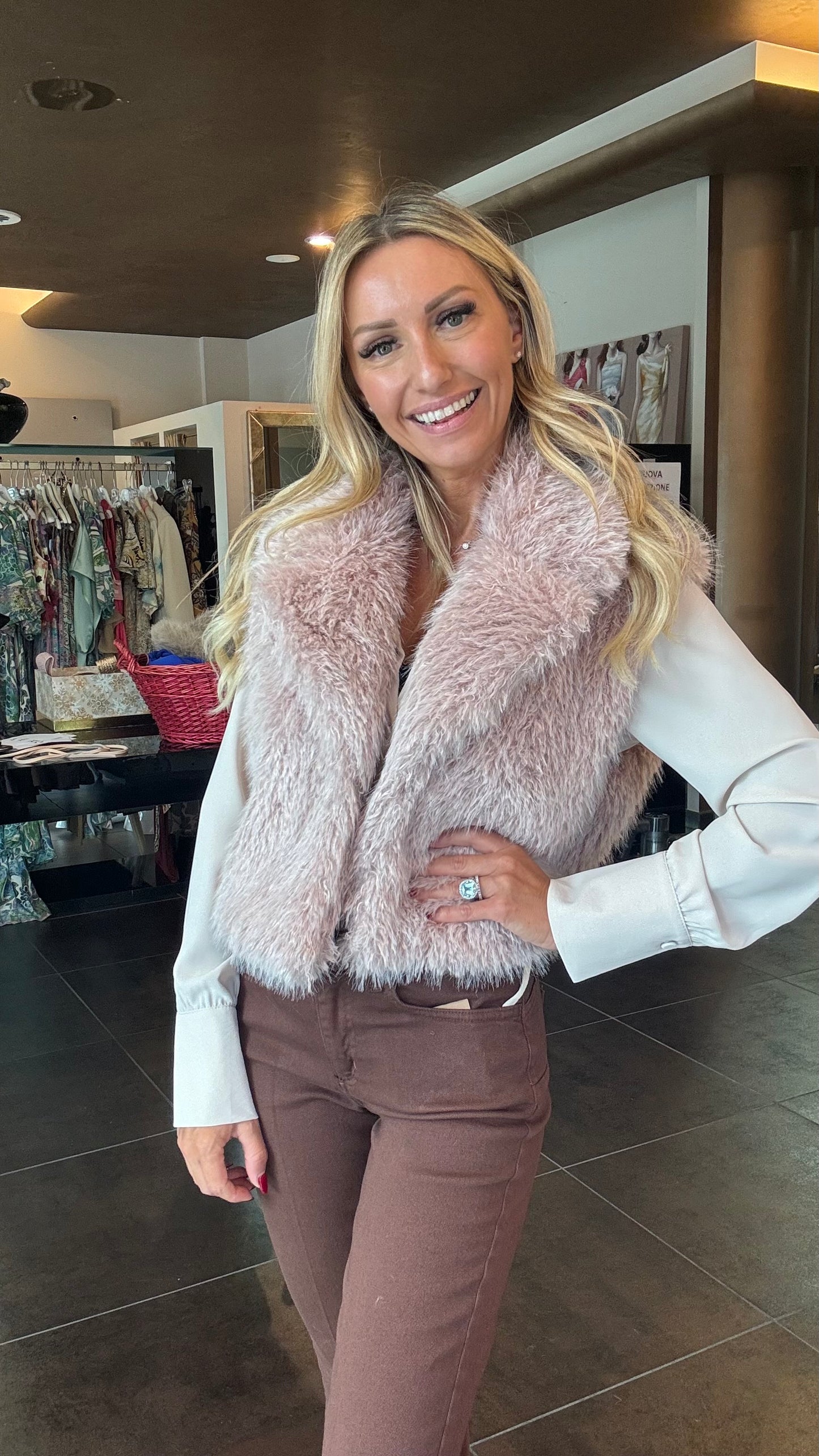MOTEL - GILET PELO 225035L