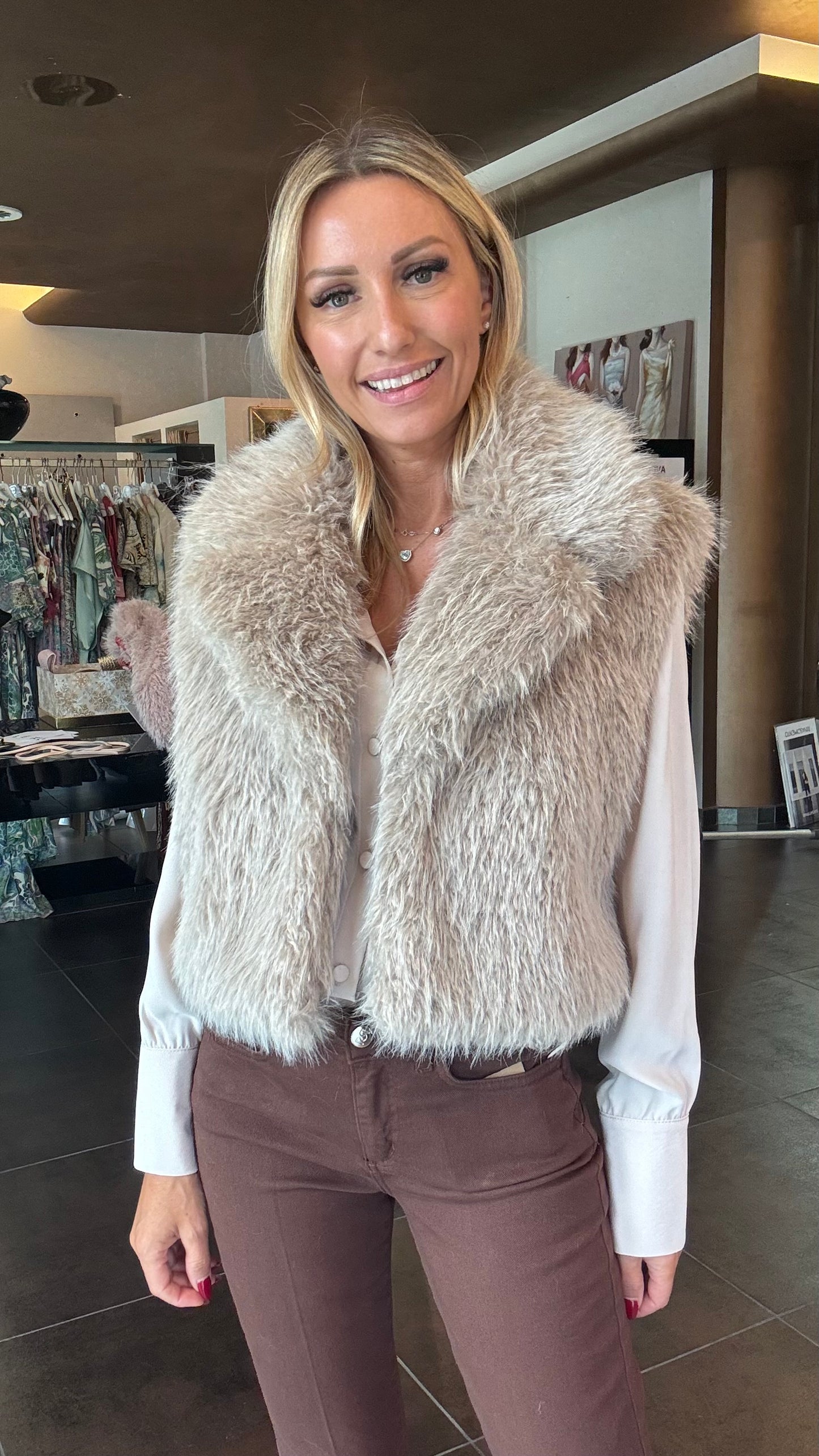 MOTEL - GILET PELO 225035L