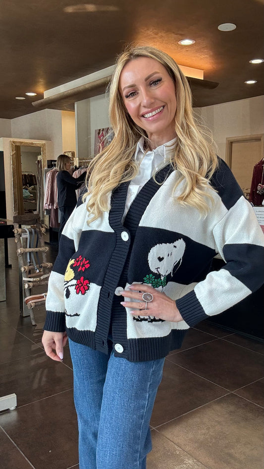 SOUVENIR- CARDIGAN SNOOPY