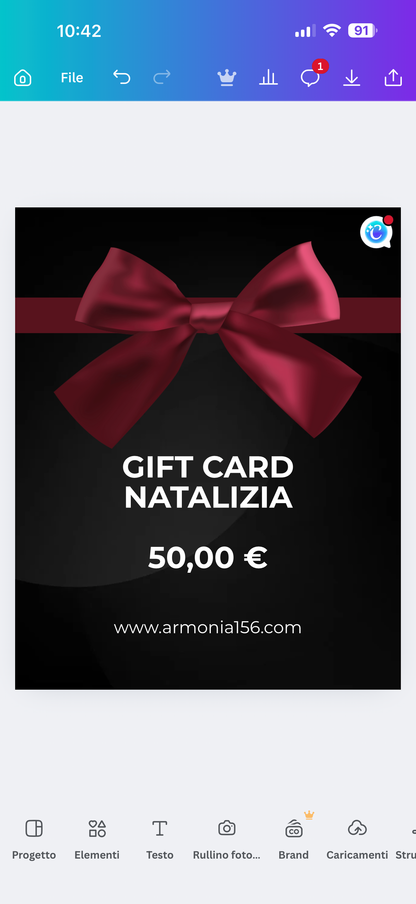 GIFT CARD NATALIZIA
