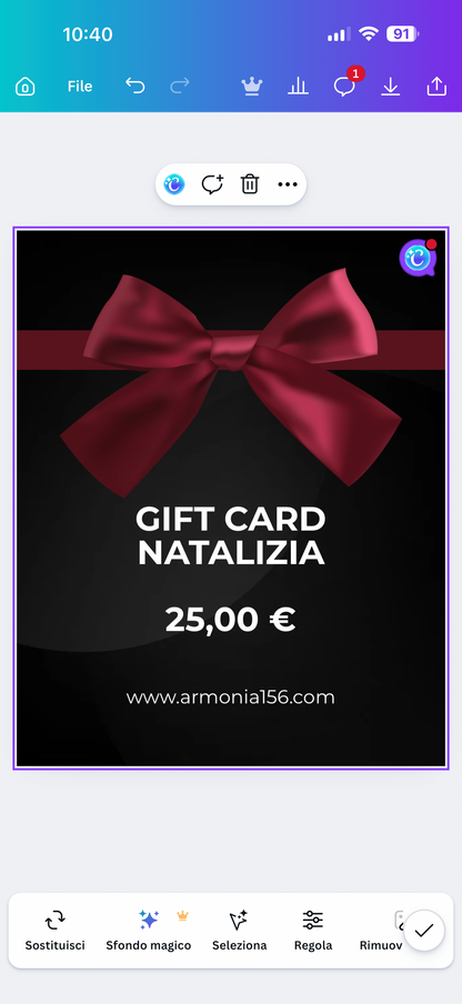 GIFT CARD NATALIZIA