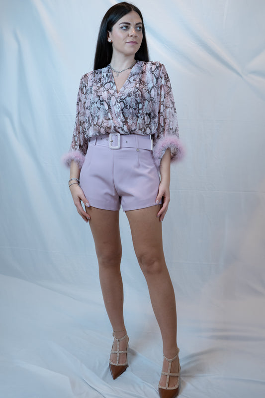 PHARD- PANTALONCINO CON CINTURA