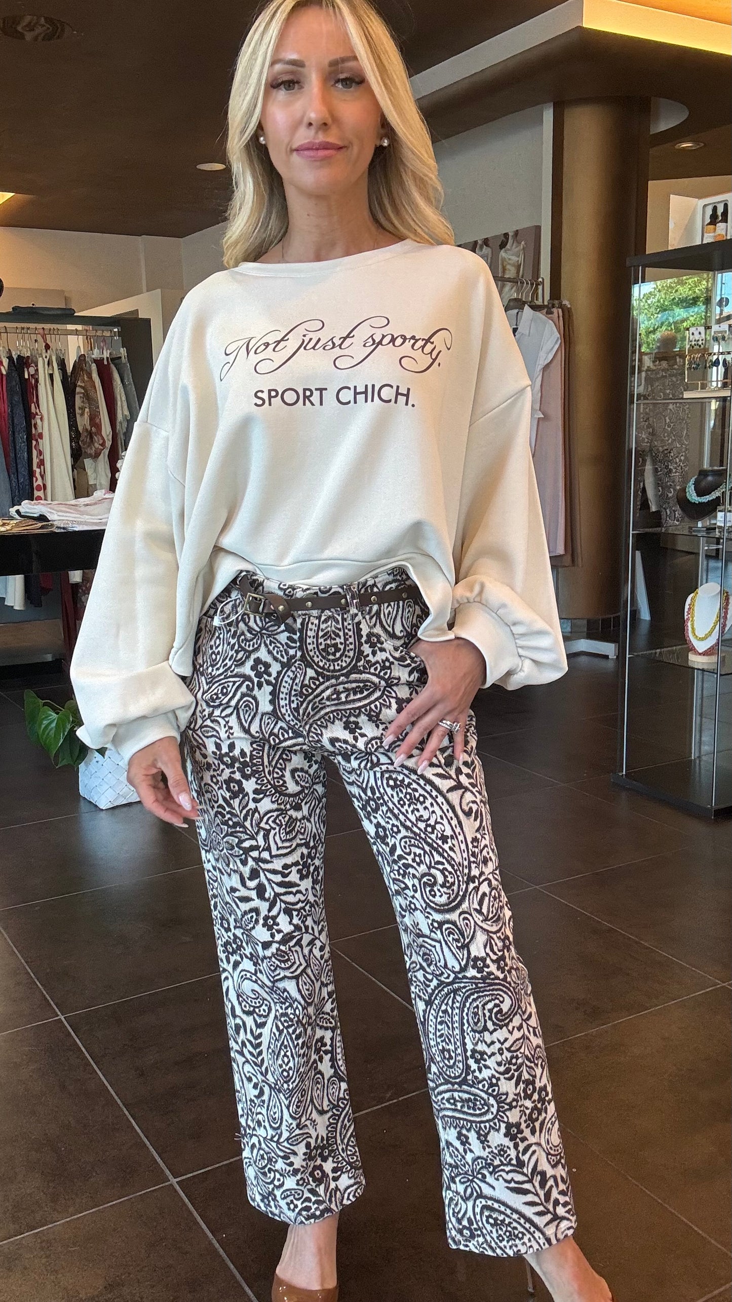 MOTEL- JEANS STAMPATO W25P176