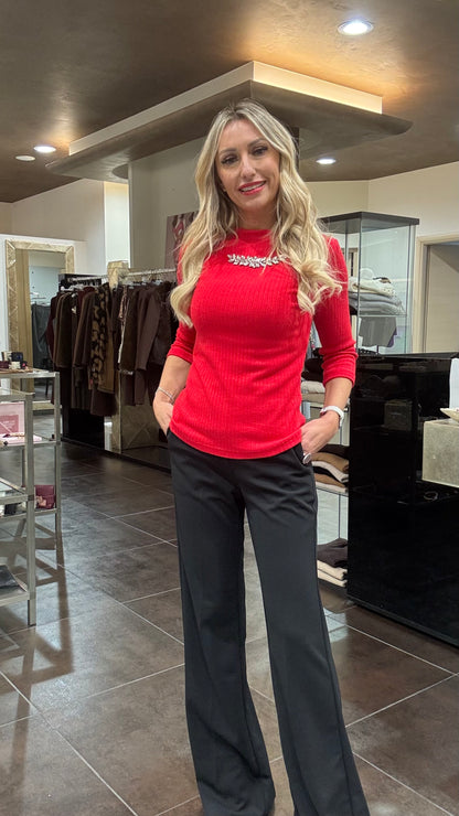 IMPERIAL- PANTALONE P3E9KAW (nero)