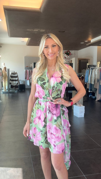 SARAH CHOLE - ABITO FIORATO 014944