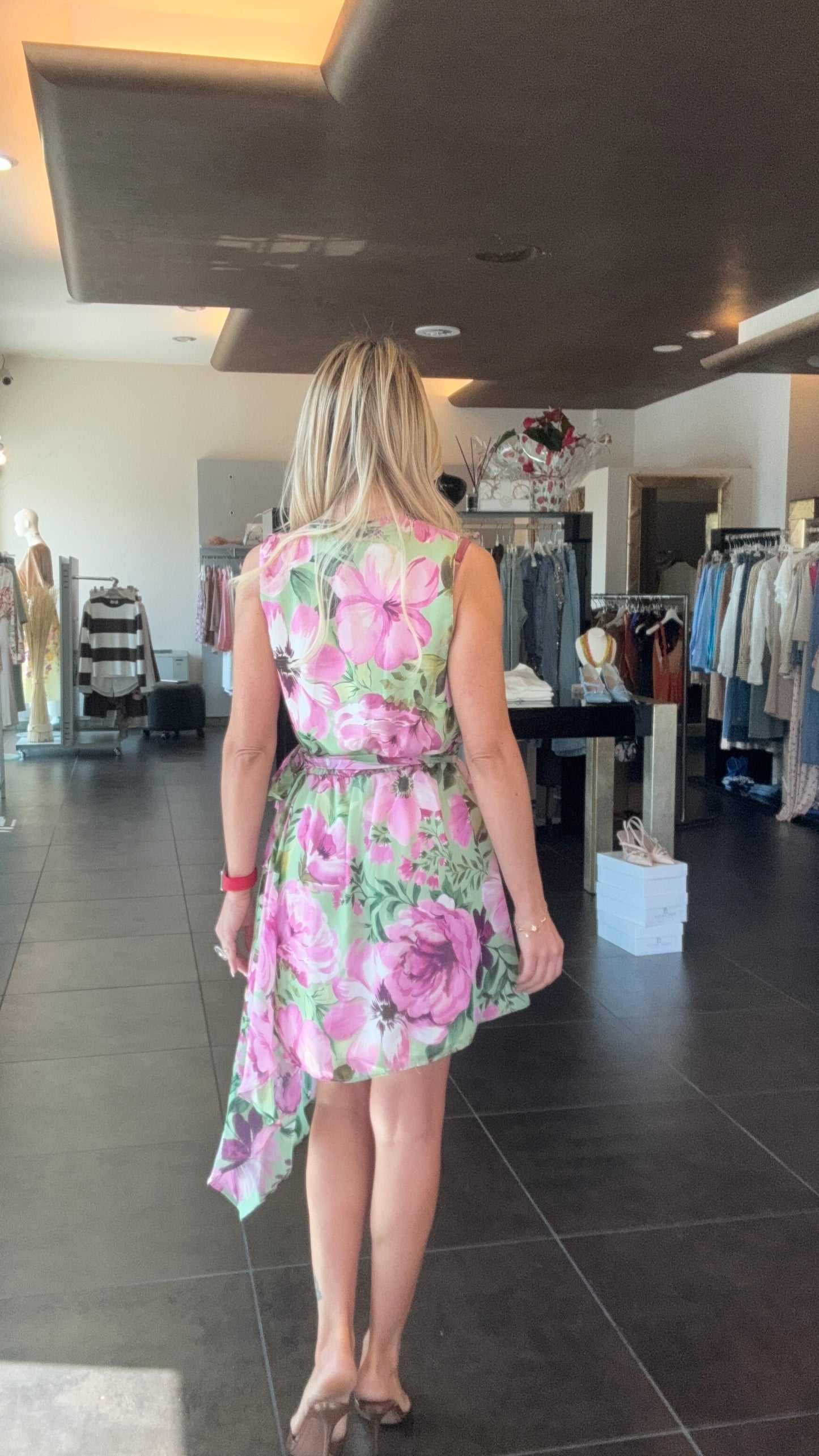 SARAH CHOLE - ABITO FIORATO 014944