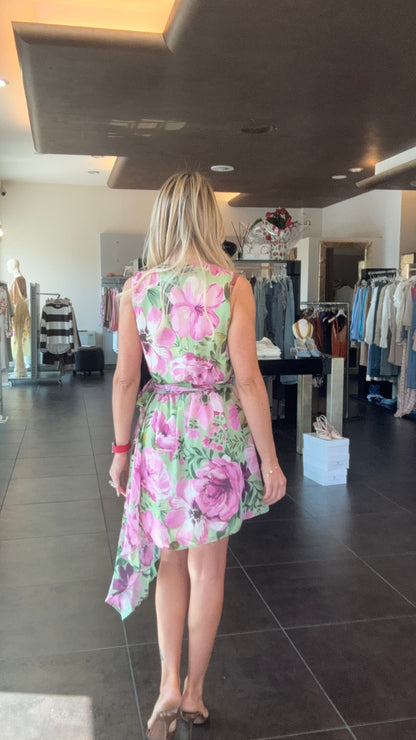 SARAH CHOLE - ABITO FIORATO 014944