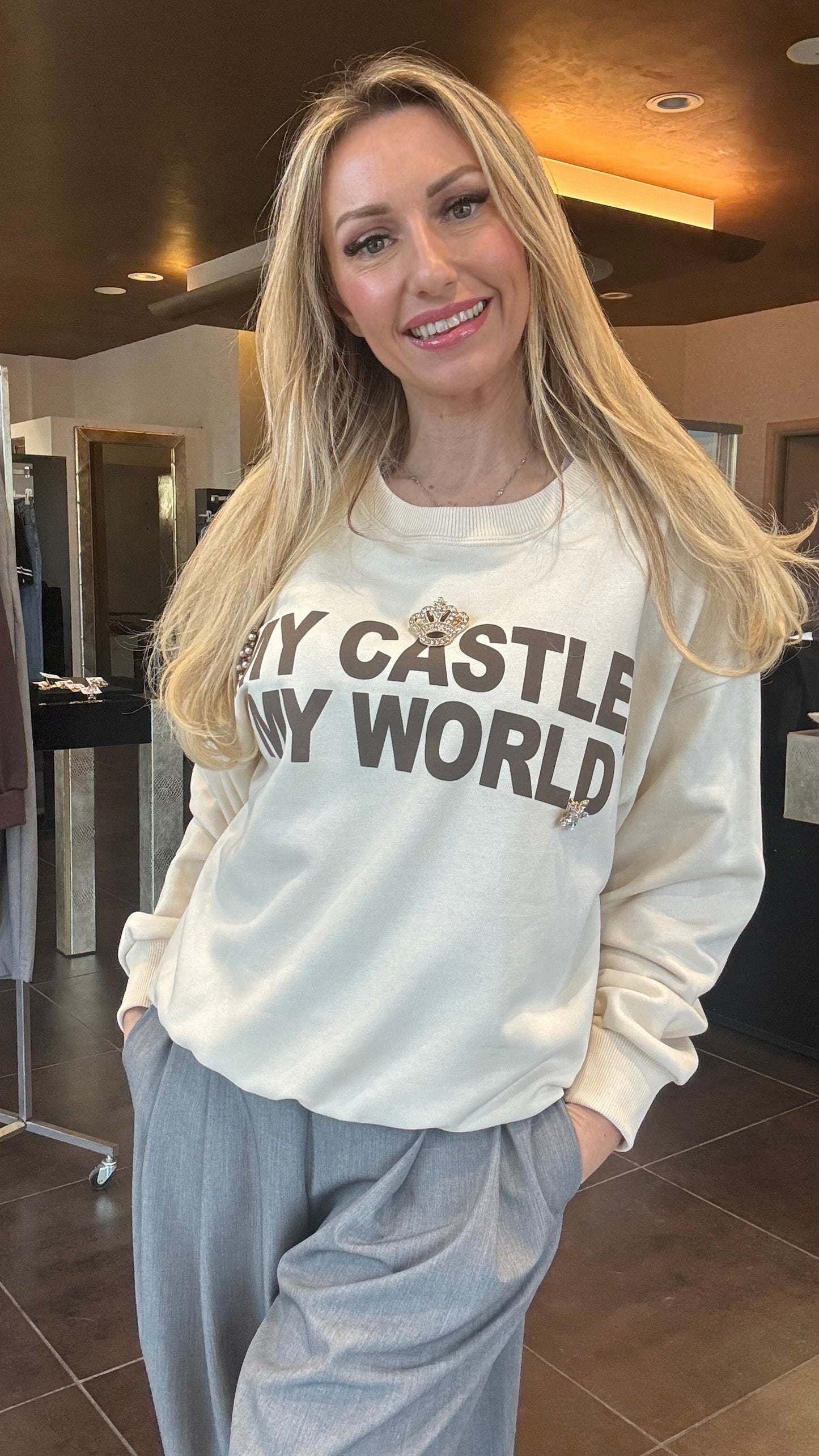 VICOLO- FELPA RAB0217