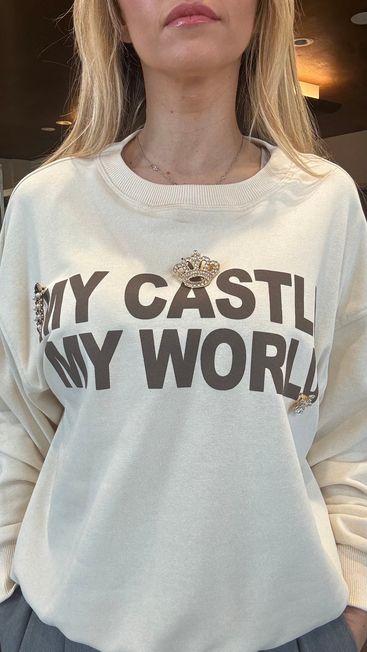 VICOLO- FELPA RAB0217