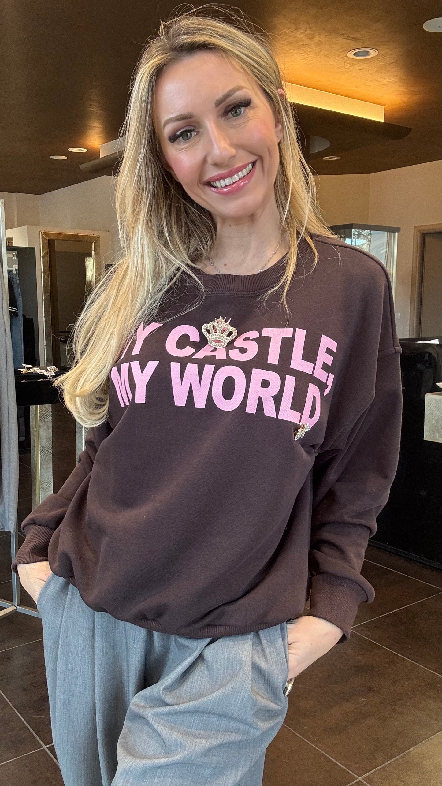 VICOLO- FELPA RAB0217