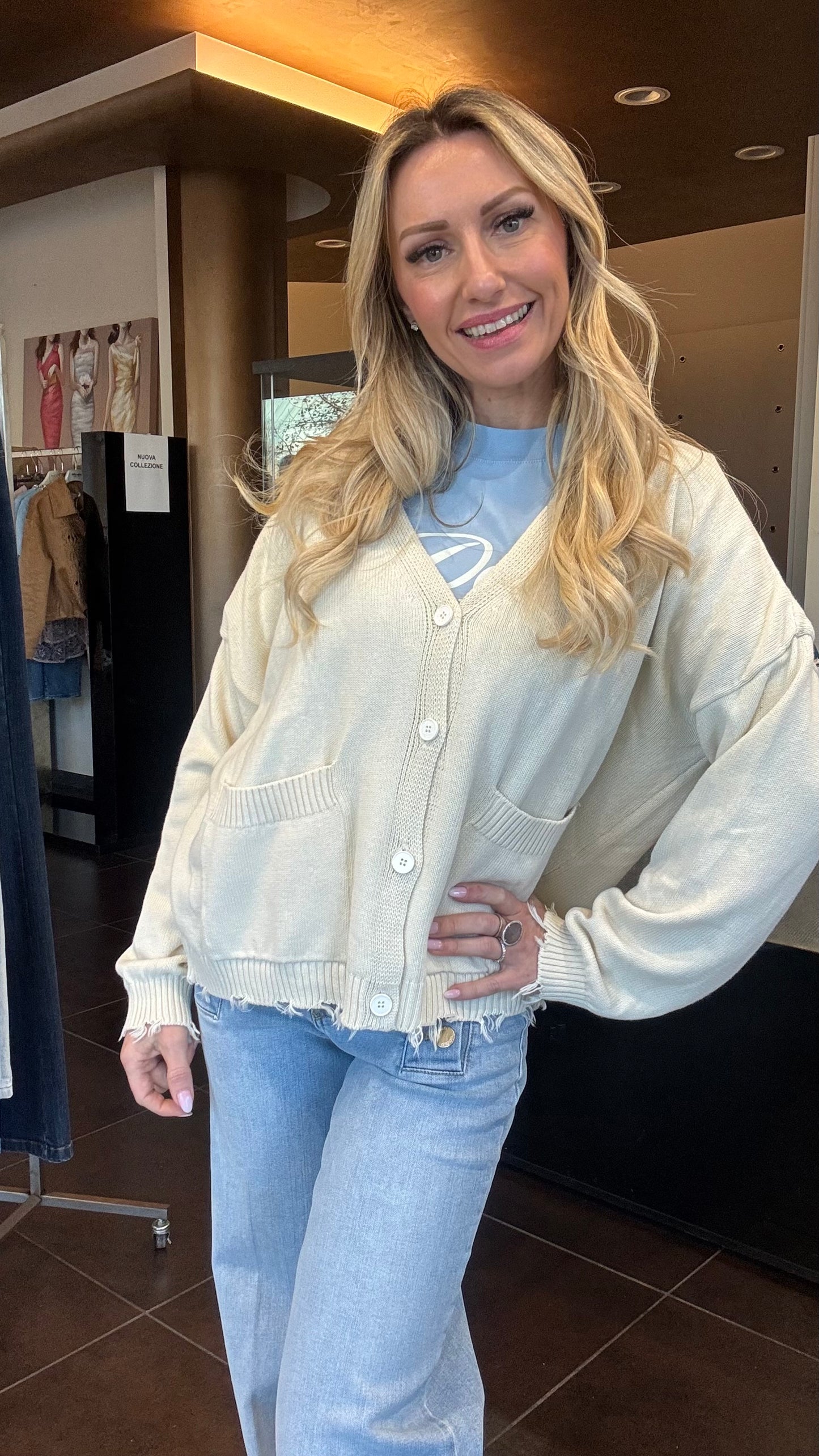 VICOLO - CARDIGAN 7AB 7006