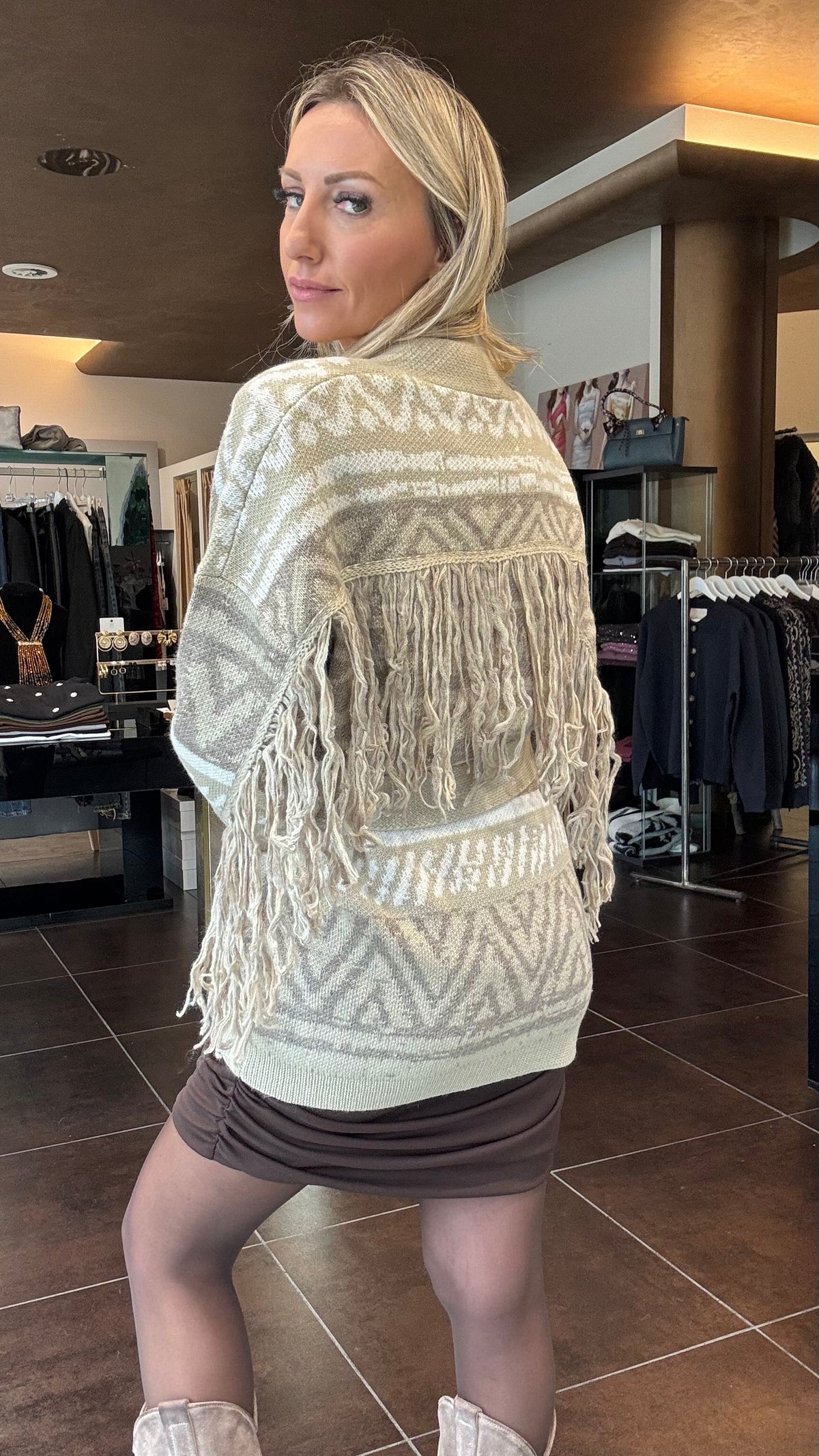 CARDIGAN FRANGE- TOOKO